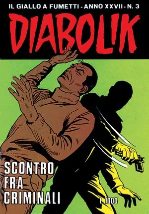 Copertina di DIABOLIK · 521 — Scontro fra criminali