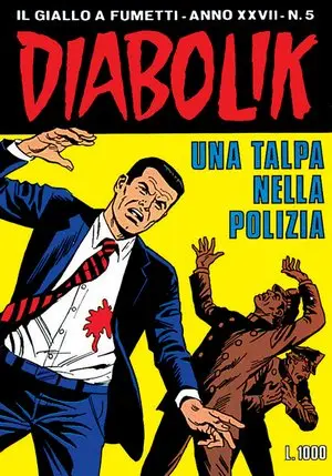 Copertina di DIABOLIK · 523 — Una talpa nella polizia