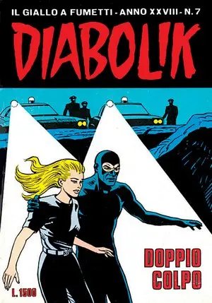 Copertina di DIABOLIK · 537 — Doppio colpo