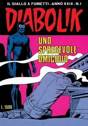 Copertina di DIABOLIK · 538 — Uno spregevole omicidio
