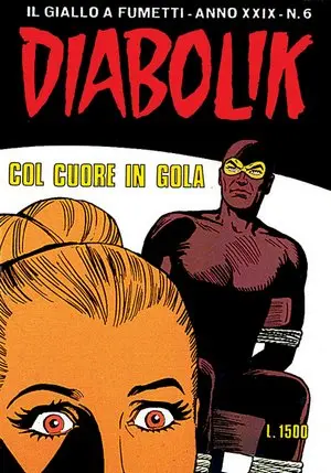 Copertina di DIABOLIK · 543 — Col cuore in gola