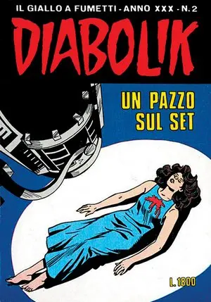 Copertina di DIABOLIK · 546 — Un pazzo sul set