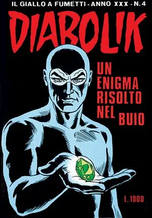 Copertina di DIABOLIK · 548 — Un enigma risolto nel buio