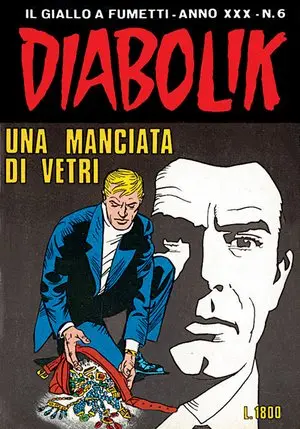 Copertina di DIABOLIK · 550 — Una manciata di vetri