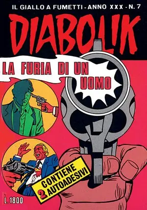 Copertina di DIABOLIK · 551 — La furia di un uomo