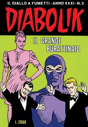 Copertina di DIABOLIK · 556 — Il grande burattinaio