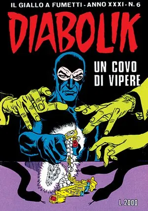Copertina di DIABOLIK · 557 — Un covo di vipere