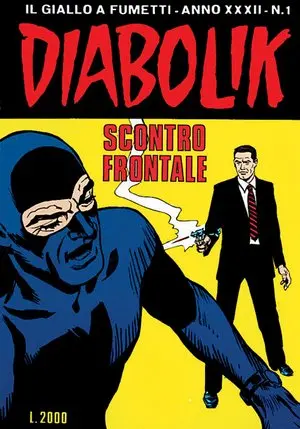 Copertina di DIABOLIK · 559 — Scontro frontale