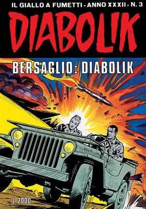 Copertina di DIABOLIK · 561 — Bersaglio: Diabolik