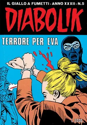 Copertina di DIABOLIK · 563 — Terrore per Eva