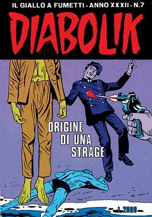Copertina di DIABOLIK · 565 — Origine di una strage