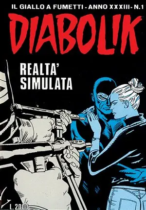 Copertina di DIABOLIK · 566 — Realtà simulata