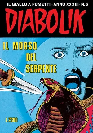Copertina di DIABOLIK · 571 — Il morso del serpente