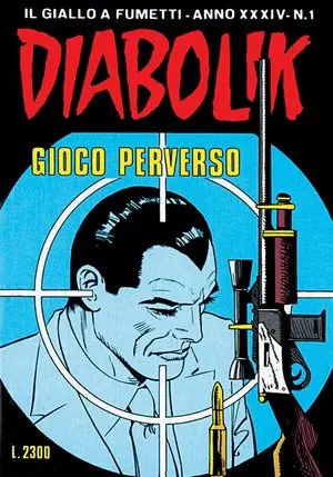 Copertina di DIABOLIK · 575 — Gioco perverso