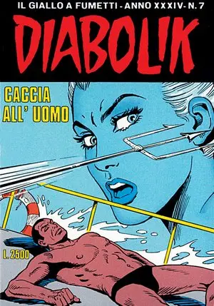 Copertina di DIABOLIK · 581 — Caccia all'uomo