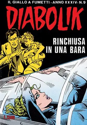 Copertina di DIABOLIK · 583 — Rinchiusa in una bara