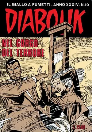 Copertina di DIABOLIK · 584 — Nel gorgo del terrore