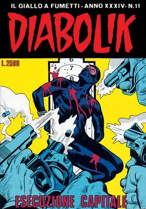 Copertina di DIABOLIK · 585 — Esecuzione capitale