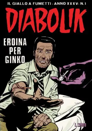 Copertina di DIABOLIK · 587 — Eroina per Ginko