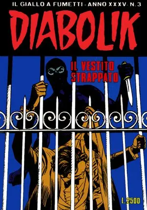 Copertina di DIABOLIK · 589 — Il vestito strappato