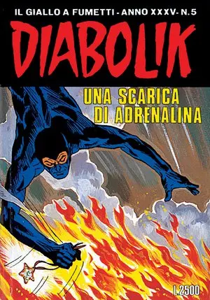 Copertina di DIABOLIK · 591 — Una scarica di adrenalina