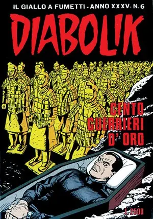 Copertina di DIABOLIK · 592 — Cento guerrieri d'oro