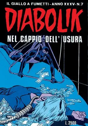 Copertina di DIABOLIK · 593 — Nel cappio dell'usura