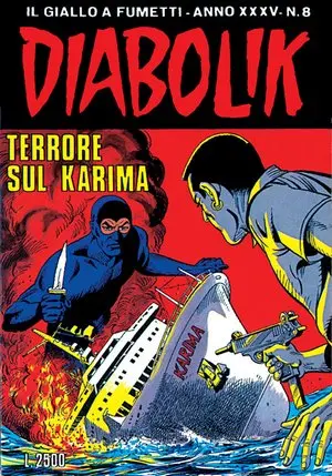 Copertina di DIABOLIK · 594 — Terrore sul Karima