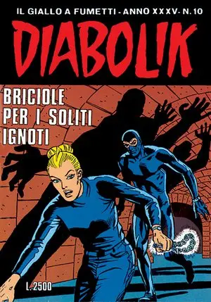 Copertina di DIABOLIK · 596 — Briciole per i soliti ignoti