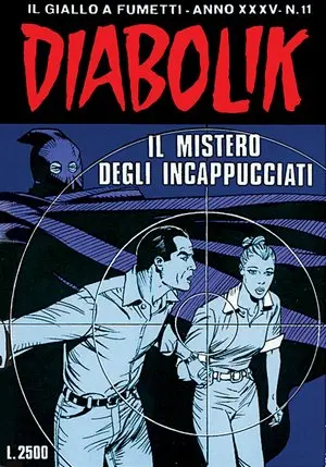 Copertina di DIABOLIK · 597 — Il mistero degli incappucciati