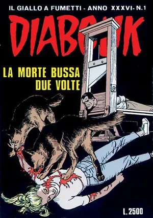 Copertina di DIABOLIK · 599 — La morte bussa due volte