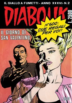 Copertina di DIABOLIK · 600 — Il giorno di San Valentino