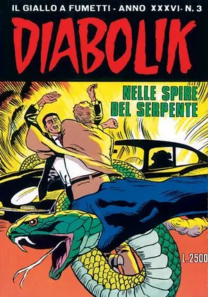 Copertina di DIABOLIK · 601 — Nelle spire del serpente