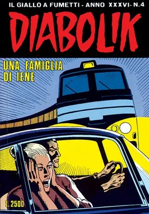 Copertina di DIABOLIK · 602 — Una famiglia di iene