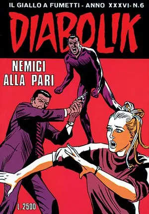 Copertina di DIABOLIK · 604 — Nemici alla pari