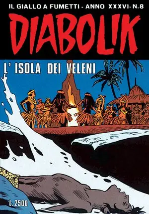 Copertina di DIABOLIK · 606 — L'isola dei veleni