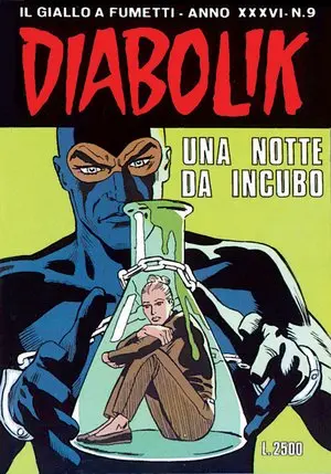 Copertina di DIABOLIK · 607 — Una notte da incubo
