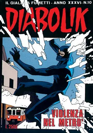 Copertina di DIABOLIK · 608 — Violenza nel metrò