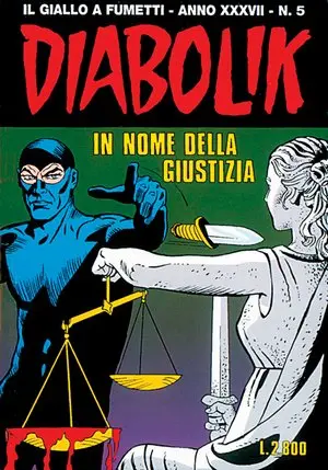 Copertina di DIABOLIK · 615 — In nome della giustizia