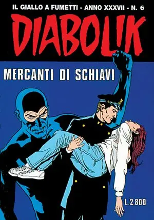 Copertina di DIABOLIK · 616 — Mercanti di schiavi