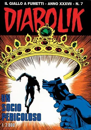 Copertina di DIABOLIK · 617 — Un socio pericoloso