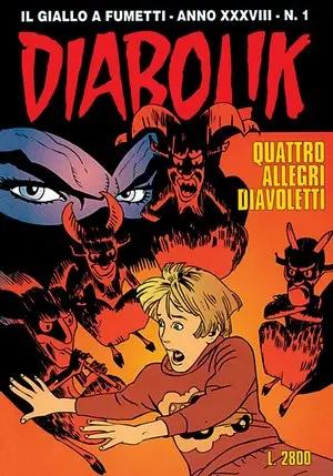Copertina di DIABOLIK · 623 — Quattro allegri diavoletti