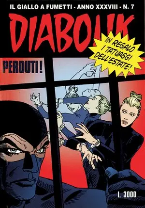 Copertina di DIABOLIK · 629 — Perduti!