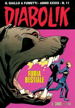Copertina di DIABOLIK · 645 — Furia bestiale