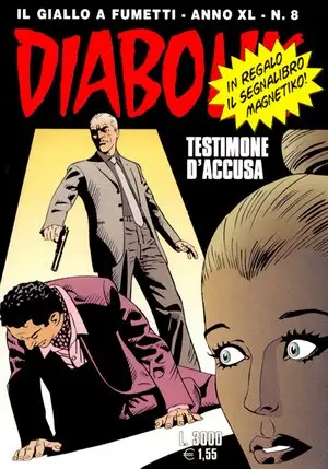 Copertina di DIABOLIK · 654 — Testimone d'accusa