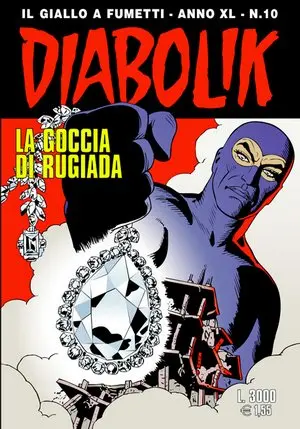 Copertina di DIABOLIK · 656 — La goccia di rugiada