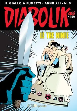Copertina di DIABOLIK · 664 — Le tre ninfe