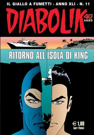 Copertina di DIABOLIK · 669 — Ritorno all'isola di King