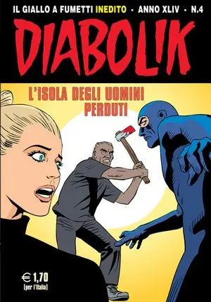 Copertina di DIABOLIK · 698 — L'isola degli uomini perduti