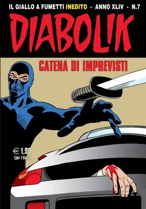 Copertina di DIABOLIK · 701 — Catena di imprevisti
